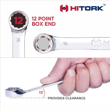 >12-Point Box End: Ensures a secure grip on fasteners a durable Roll up Wrench Set reducing slippage and minimising the risk of rounding >12-Point Box End: Ensures a secure grip on fasteners a durable Roll up Wrench Set reducing slippage and minimising the risk of rounding