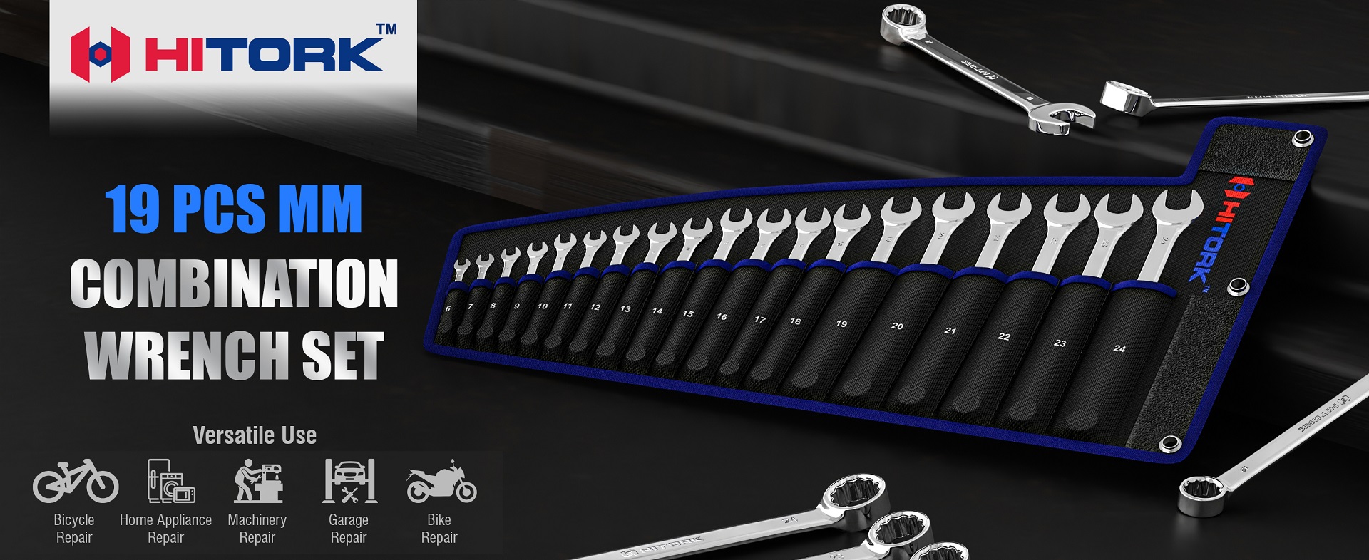 Hitork_MainImage_19_pcs_Combination_Wrenches Hitork_MainImage_19_pcs_Combination_Wrenches