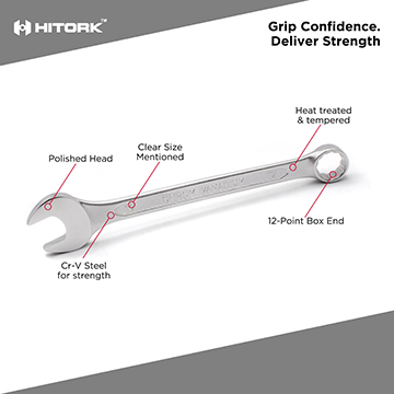 Mirror polished chrome finish offering corrosion resistance easy cleanup and a professional appearance for your tool set Finish_and_Corrosion_Feature