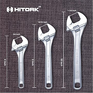 Hitork Wide Opening Jaws (6-Inch, 8-Inch, 10-Inch)