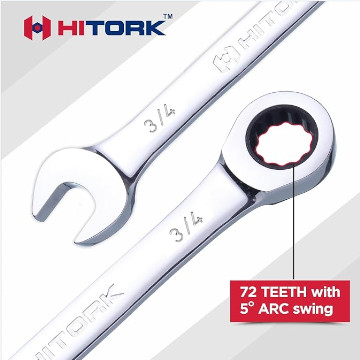 72 teeth with 5% arc swing 72 teeth with 5% arc swing